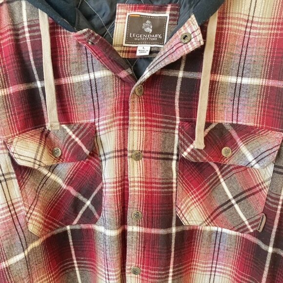 Urban Outfitters Other - Plaid Casual Utility Jacket (Red/Yellow)
